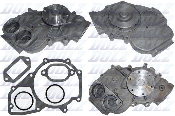 Coolant pump DOLZ M658 for MERCEDES AXOR CAPACITY CITARO O Catalog number of the part VIC 119517
