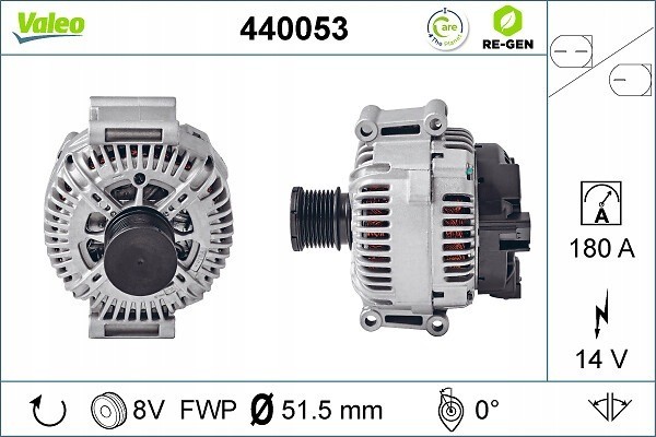 Alternator for MERCEDES G W463 GL X164 M W164 M W166 R W251