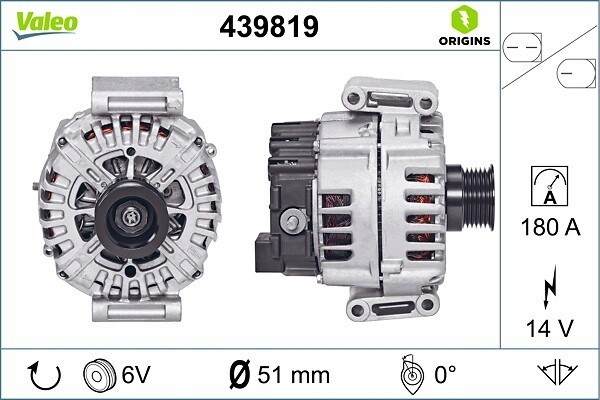 Alternator for MERCEDES C A205 C C205 C T MODEL S204 C T MODEL Catalog number of the part VIC 192057
