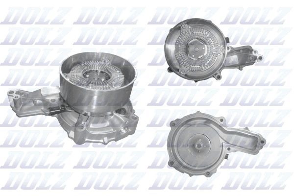 DOLZ R618 coolant pump for RVI C D K KERAX PREMIUM 2 T Catalog number of the part VIC 252042