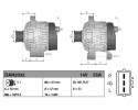 Alternator for CATERPILLAR 300 900 Catalog number of the part VIC 381196
