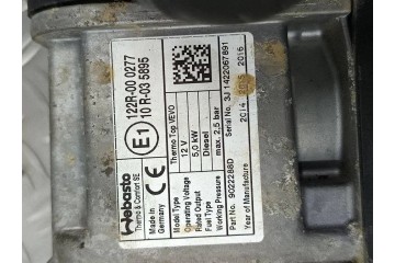 Webasto FORD S MAX WA6 122R000277 2 0L diesel 120kW 2014 Catalog number of the original 122R000277