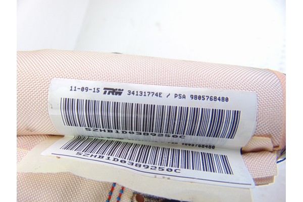 9805768480 AIRBAG CORTINA DELANTERO IZQUIERDO PEUGEOT 308