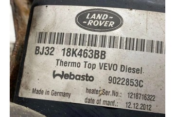 Webasto para LAND ROVER RANGE ROVER EVOQUE (L538) 9022853C 2.2L diése