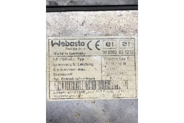 Webasto AUDI Q7 4L 9012339E 3 0L diesel 171kW 2007 Catalog number of the original 9012339E