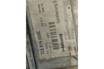 Webasto VW TOUAREG 7LA 7L6 7L7 7L6819008C 2 5L diesel 128kW 2006 Catalog number of substitutes 9007018B 90075806 97148G