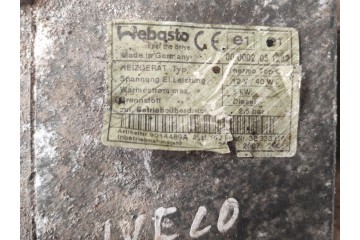 2006 Iveco Daily 35 40 10 Parking heater Webasto 03801940 Catalog number of the part 03801940