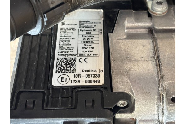 Calefactor estacionario (Webasto) KIA Sorento IV 705564030