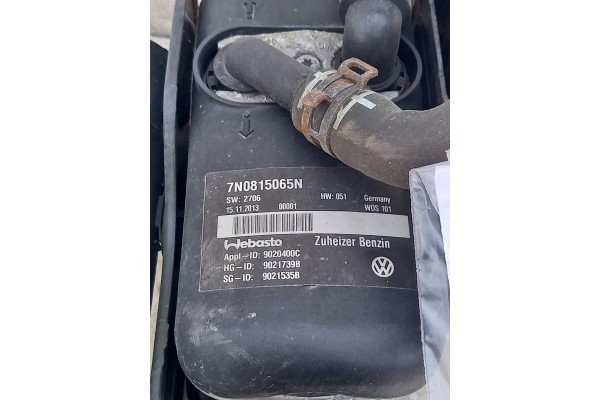 Webasto Parking Heater Seat Alhambra 7N II 7N0815065N Catalog number of the part 7N0815065N