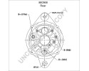 Alternator for CUMMINS Catalog number of the part VIC 449038