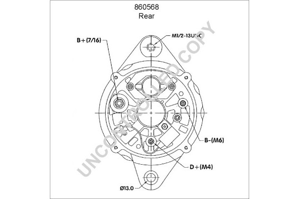 Alternator for CUMMINS Catalog number of the part VIC 449038
