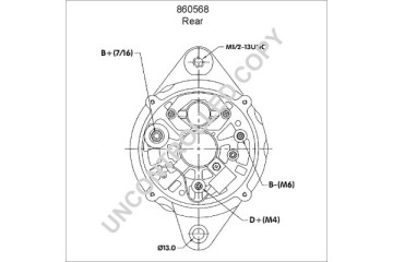 Alternator for CUMMINS Catalog number of the part VIC 449038