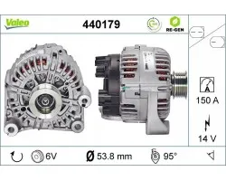 Alternador para BMW Serie 3 (E90, E91, E92), Serie 5 (E60, E61), Serie 7 (E65)