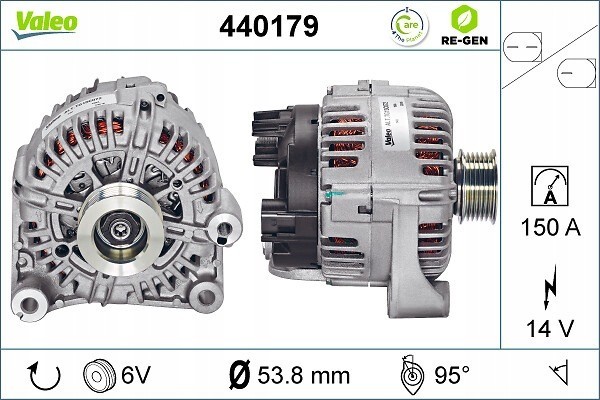 Alternator for BMW 3 E90 3 E91 3 E92 5 E60 5 E61 7 E65