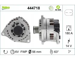 Alternador para IVECO DAILY IV, DAILY V, DAILY VI CITROEN JUMPER II FIAT