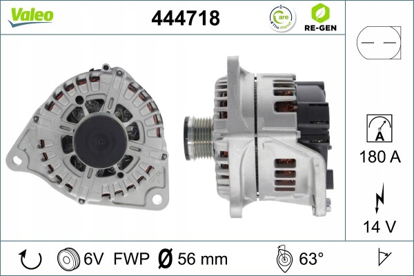 Alternator for IVECO DAILY IV DAILY V DAILY VI CITROEN JUMPER II FIAT