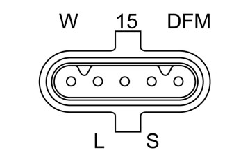 Alternator 0 986 081 870 for RVI KERAX MAGNUM PREMIUM 2 VOLVO 8700 Catalog number of the part VIC 473359