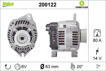 Alternator for CITROEN AX BERLINGO BERLINGO MINIVAN C35 JUMPER I JUMPY Catalog number of the part VIC 488956