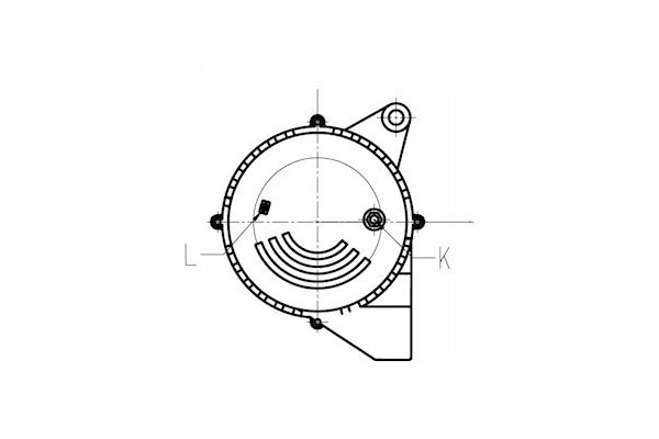 Alternator for FORD B MAX C MAX II ECOSPORT FIESTA FIESTA VI FOCUS Catalog number of the original 7G9N10300CA 7G9N10300CC 146971