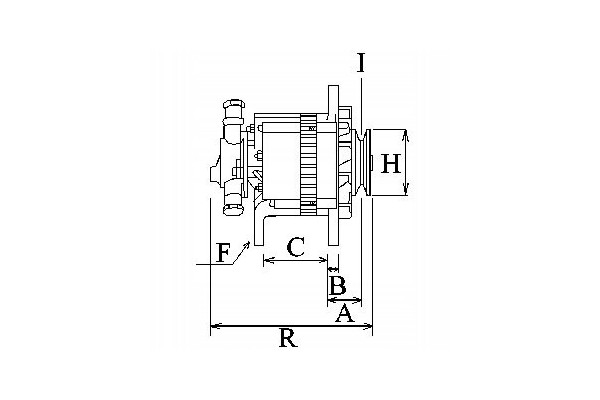 Alternador para Mazda E 2.2D 02.97-07.04 nuevo 5