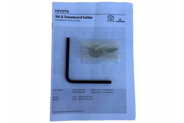 Soporte para Snowboard PZ403-00630-00 Toyota OE usado 9