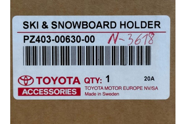 Soporte para Snowboard PZ403-00630-00 Toyota OE usado 10