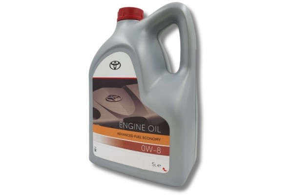 Aceite de motor 0W-8 Afe 5L Yaris Hsd 2020 08880-84113 Toyota OE usado 2