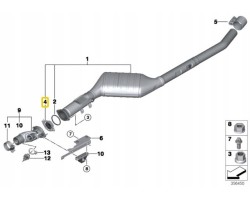 Repair kit soot particulate filter 18 30 8 576 816