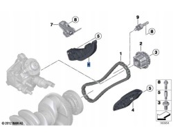 Timing chain slip rail OE 13 52 8 515 670