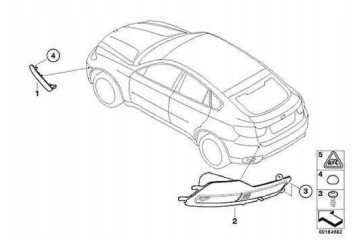 Bumper elements OE BMW 63 14 7 187 220 Part manufacturer BMW OE
