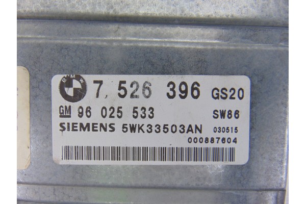 7526396  CENTRALITA CAMBIO AUTOMATICO BMW SERIE 3 BERLINA (E46) 320d 2006 7526396 189879 BMW - 3