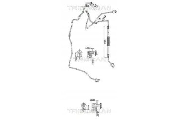 AIR CONDITIONING CABLE 9010 29017 TRISCAN VW Packaging status original