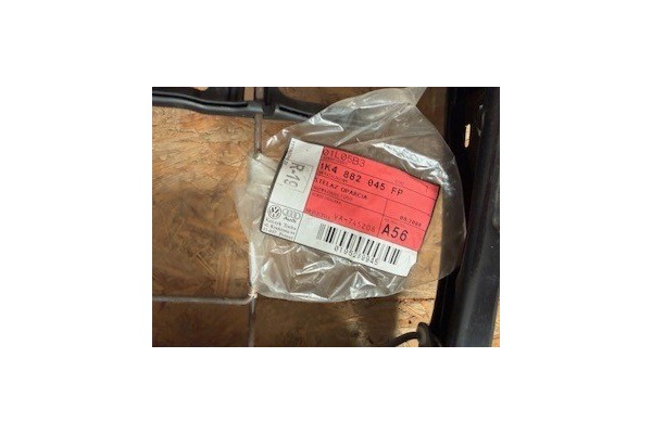 Backrest frame with safety support system 1K4882045FP Car type passenger cars