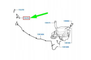 FORD MONDEO MK4 Left headlight washer 7S71 13L015 BA 1473732 Catalog number of the part 1473732