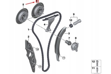 VARIABLE TIMING WHEEL BMW 1 5 2 0 3 0 Catalog number of the part BMW OEM 11368629907