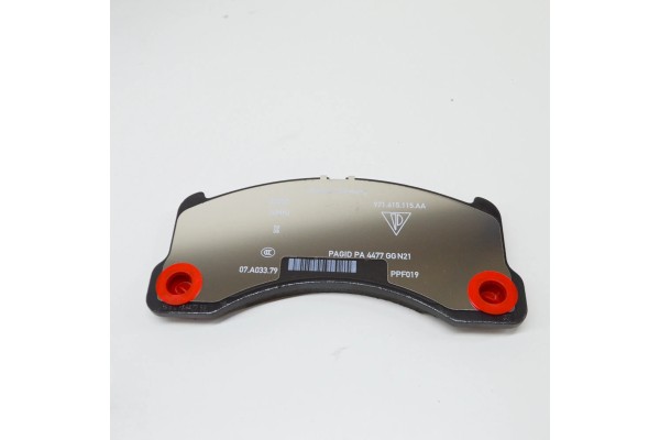 BRAKE PADS PORSCHE FRONT PANAMERA 17 Catalog number of the part 971698151T