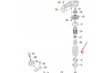SUSPENSION SPRING AUDI FRONT Q7 07 15 Catalog number of the part auto 7L8411105AP