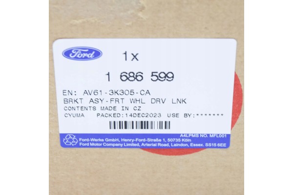 Soporte de eje de transmisión delantero FORD FIESTA MK7 AV61-3K305-CA