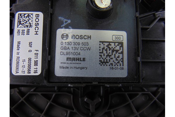 0130309503  MOTOR CALEFACCION OPEL ASTRA K BERLINA 5P Dynamic Start/Stop 2016 0130309503 191486 OPEL - 1