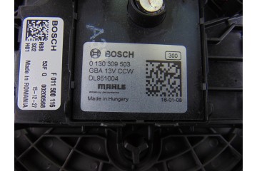 0130309503  MOTOR CALEFACCION OPEL ASTRA K BERLINA 5P Dynamic Start/Stop 2016 0130309503 191486 OPEL - 1