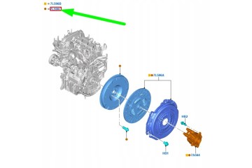FORD FOCUS MK3 C346 Clutch Repair Kit DS7G 7C625 AB 2258062 Catalog number of the part 2258062