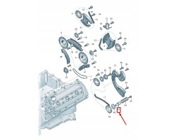 OE VAG 059109341A OIL PUMP SHAFT AUDI Q7 3 0 TDI 07