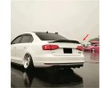 For VW Jetta 6 Big R Style Rear Spoiler 2012 2018 Piano Black ABS Plastic