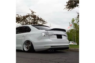 For VW Jetta 6 Big R Style Rear Spoiler 2012 2018 Piano Black ABS Plastic Packaging status original