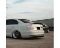 For VW Jetta 6 Big R Style Rear Spoiler 2012 2018 Piano Black ABS Plastic Car type passenger cars