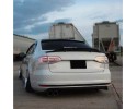 Spoiler Trasero Estilo Big R para VW Jetta 6 2012-2018 en Negro Piano 