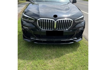 BMW X5 G05 2019 Front Lip 4 Piece Glossy Black ABS Plastic AutoVision Part manufacturer Autovision