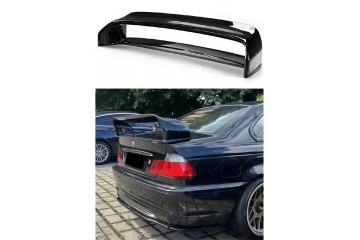 For BMW 3 Series E46 Double Layers Rear Spoiler 1998 2006 Glossy Black ABS Part manufacturer Autovision