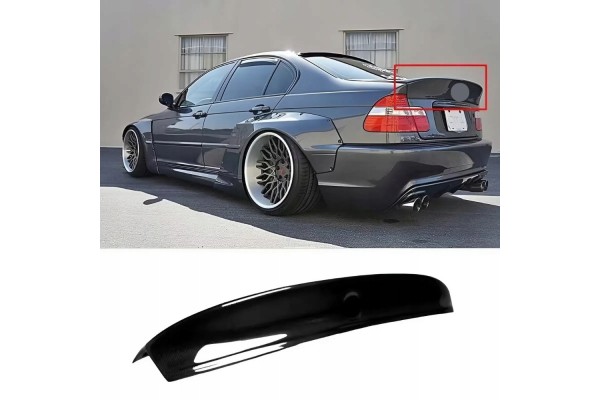For BMW 3 Series E46 CSL Style Rear Spoiler 98 05 4 Door Sedan ABS Plastic Packaging status original