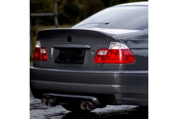 For BMW 3 Series E46 CSL Style Rear Spoiler 98 05 4 Door Sedan ABS Plastic Car type passenger cars